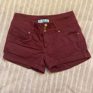 Wax Jean Shorts
